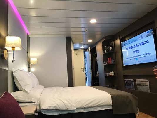 Beli Rumah Kabin Modular Prefab Modern Dengan Perlengkapan Furnitur Unit Sanitasi pembuatan online