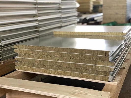 Beli Papan Panel Dinding Wol Mineral Terisolasi 500mm pembuatan online